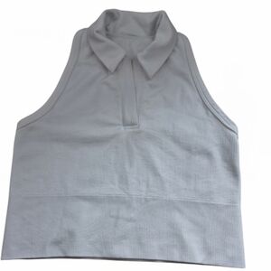Athleta Seamless Crop Polo Tank Size XS